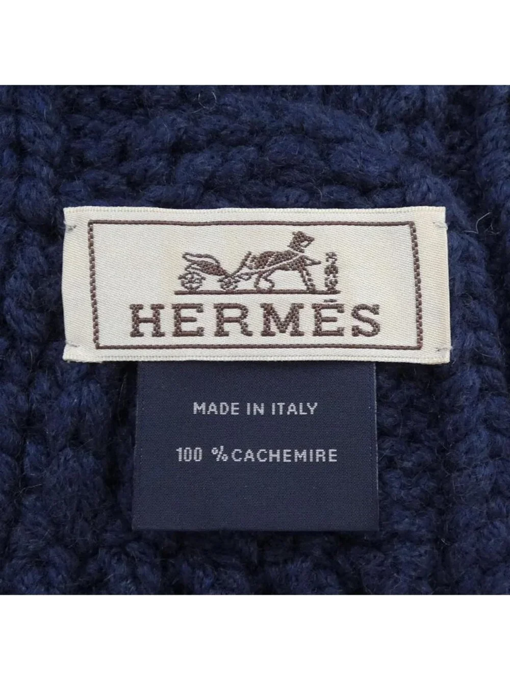 Hermes Cable Maillon Scarf